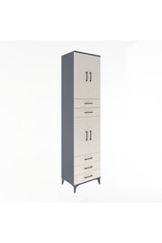 Hyperion Dolap 4 Raflı 5 Çekmeceli 4 Kapaklı 60x44x243 - S65M092V4B