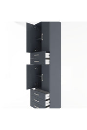 Hyperion Dolap 4 Raflı 5 Çekmeceli 4 Kapaklı 60x44x243 - S65M092V5B