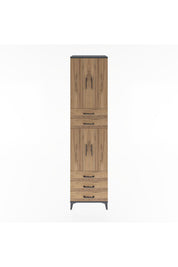 Hyperion Dolap 4 Raflı 5 Çekmeceli 4 Kapaklı 60x44x243 - S65M092V6B
