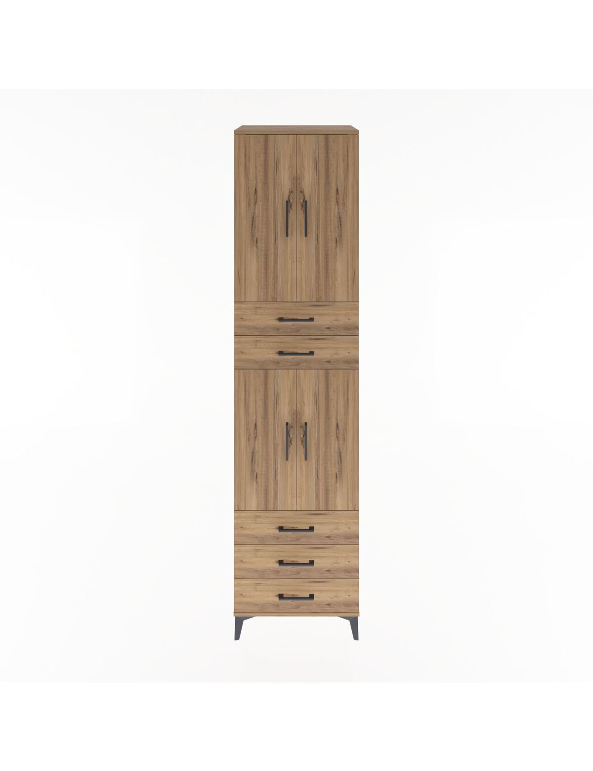 Hyperion Dolap 4 Raflı 5 Çekmeceli 4 Kapaklı 60x44x243 - S65M092V9B