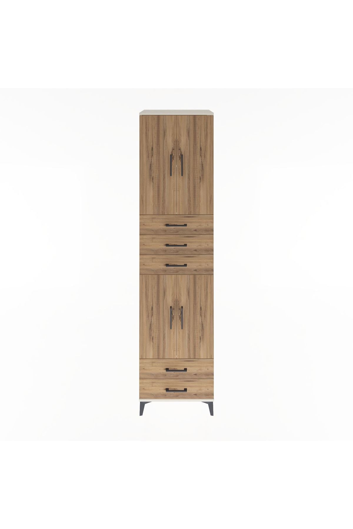 Hyperion Dolap 4 Raflı 5 Çekmeceli 4 Kapaklı 60x44x243 - S65M093V3B