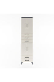 Hyperion Dolap 4 Raflı 5 Çekmeceli 4 Kapaklı 60x44x243 - S65M093V4B