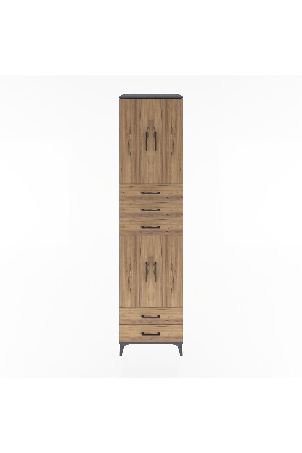 Hyperion Dolap 4 Raflı 5 Çekmeceli 4 Kapaklı 60x44x243 - S65M093V6B