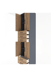 Hyperion Dolap 4 Raflı 5 Çekmeceli 4 Kapaklı 60x44x243 - S65M093V6B
