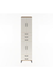 Hyperion Dolap 4 Raflı 5 Çekmeceli 4 Kapaklı 60x44x243 - S65M093V7B