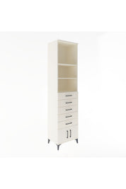 Hyperion Dolap 3 Raflı 5 Çekmeceli 2 Kapaklı 60x44x243 - S65M094V1B