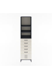 Hyperion Dolap 3 Raflı 5 Çekmeceli 2 Kapaklı 60x44x243 - S65M094V4B