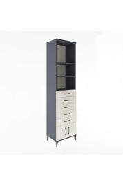 Hyperion Dolap 3 Raflı 5 Çekmeceli 2 Kapaklı 60x44x243 - S65M094V4B