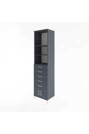 Hyperion Dolap 3 Raflı 5 Çekmeceli 2 Kapaklı 60x44x243 - S65M094V5B