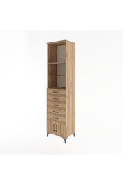 Hyperion Dolap 3 Raflı 5 Çekmeceli 2 Kapaklı 60x44x243 - S65M094V9B