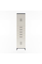 Hyperion Dolap 3 Raflı 5 Çekmeceli 4 Kapaklı 60x44x243 - S65M095V4B