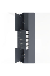 Hyperion Dolap 3 Raflı 5 Çekmeceli 4 Kapaklı 60x44x243 - S65M095V5B