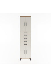 Hyperion Dolap 3 Raflı 5 Çekmeceli 4 Kapaklı 60x44x243 - S65M095V7B