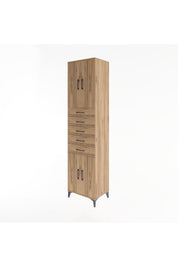 Hyperion Dolap 3 Raflı 5 Çekmeceli 4 Kapaklı 60x44x243 - S65M095V9B
