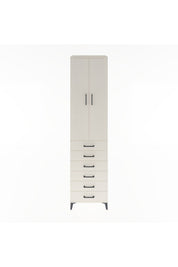 Hyperion Dolap 4 Raflı 6 Çekmeceli 2 Kapaklı 60x44x243 - S65M096V1B