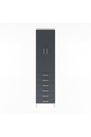 Hyperion Dolap 4 Raflı 6 Çekmeceli 2 Kapaklı 60x44x243 - S65M096V2B
