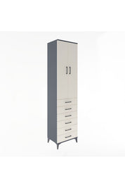 Hyperion Dolap 4 Raflı 6 Çekmeceli 2 Kapaklı 60x44x243 - S65M096V4B