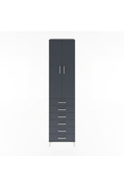 Hyperion Dolap 4 Raflı 6 Çekmeceli 2 Kapaklı 60x44x243 - S65M096V5B