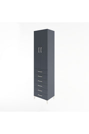 Hyperion Dolap 4 Raflı 6 Çekmeceli 2 Kapaklı 60x44x243 - S65M096V5B
