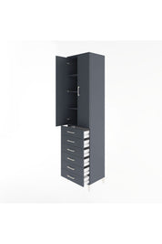 Hyperion Dolap 4 Raflı 6 Çekmeceli 2 Kapaklı 60x44x243 - S65M096V5B