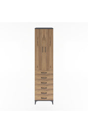 Hyperion Dolap 4 Raflı 6 Çekmeceli 2 Kapaklı 60x44x243 - S65M096V6B