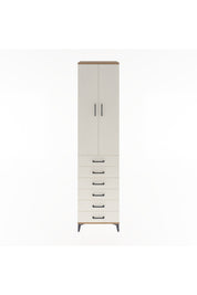 Hyperion Dolap 4 Raflı 6 Çekmeceli 2 Kapaklı 60x44x243 - S65M096V7B