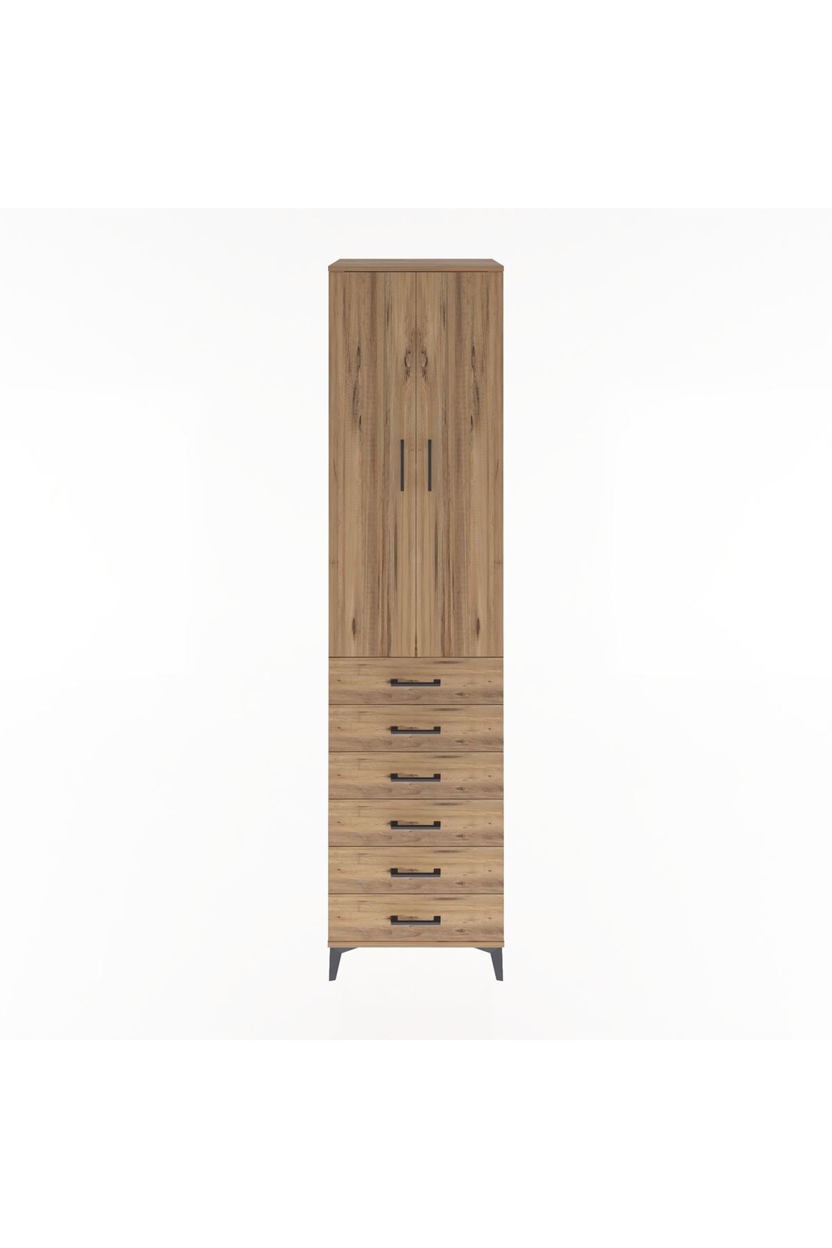 Hyperion Dolap 4 Raflı 6 Çekmeceli 2 Kapaklı 60x44x243 - S65M096V9B