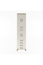 Hyperion Dolap 3 Raflı 6 Çekmeceli 4 Kapaklı 60x44x243 - S65M097V7B