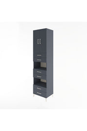 Hyperion Dolap 4 Raflı 6 Çekmeceli 2 Kapaklı 60x44x243 - S65M098V5B