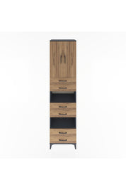 Hyperion Dolap 4 Raflı 6 Çekmeceli 2 Kapaklı 60x44x243 - S65M098V6B