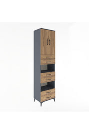 Hyperion Dolap 4 Raflı 6 Çekmeceli 2 Kapaklı 60x44x243 - S65M098V6B