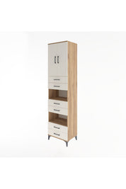 Hyperion Dolap 4 Raflı 6 Çekmeceli 2 Kapaklı 60x44x243 - S65M098V7B