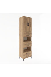 Hyperion Dolap 4 Raflı 6 Çekmeceli 2 Kapaklı 60x44x243 - S65M098V9B