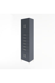 Hyperion Dolap 3 Raflı 6 Çekmeceli 4 Kapaklı 60x44x243 - S65M099V5B