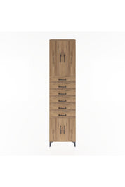 Hyperion Dolap 3 Raflı 6 Çekmeceli 4 Kapaklı 60x44x243 - S65M099V9B