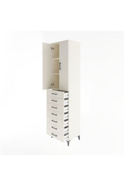 Hyperion Dolap 3 Raflı 7 Çekmeceli 2 Kapaklı 60x44x243 - S65M100V1B