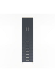 Hyperion Dolap 3 Raflı 7 Çekmeceli 2 Kapaklı 60x44x243 - S65M100V2B