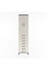 Hyperion Dolap 3 Raflı 7 Çekmeceli 2 Kapaklı 60x44x243 - S65M100V4B