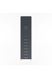 Hyperion Dolap 3 Raflı 7 Çekmeceli 2 Kapaklı 60x44x243 - S65M100V5B