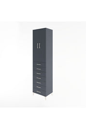 Hyperion Dolap 3 Raflı 7 Çekmeceli 2 Kapaklı 60x44x243 - S65M100V5B