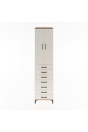Hyperion Dolap 3 Raflı 7 Çekmeceli 2 Kapaklı 60x44x243 - S65M100V7B