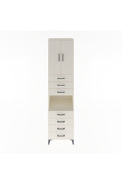 Hyperion Dolap 3 Raflı 7 Çekmeceli 2 Kapaklı 60x44x243 - S65M101V1B