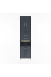 Hyperion Dolap 3 Raflı 7 Çekmeceli 2 Kapaklı 60x44x243 - S65M101V5B