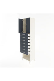 Hyperion Dolap 2 Raflı 7 Çekmeceli 2 Kapaklı 60x44x243 - S65M102V2B