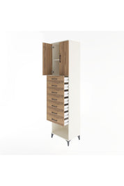 Hyperion Dolap 2 Raflı 7 Çekmeceli 2 Kapaklı 60x44x243 - S65M102V3B