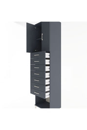 Hyperion Dolap 2 Raflı 7 Çekmeceli 2 Kapaklı 60x44x243 - S65M102V5B