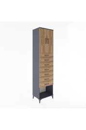 Hyperion Dolap 2 Raflı 7 Çekmeceli 2 Kapaklı 60x44x243 - S65M102V6B