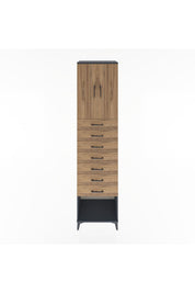 Hyperion Dolap 2 Raflı 7 Çekmeceli 2 Kapaklı 60x44x243 - S65M102V6B