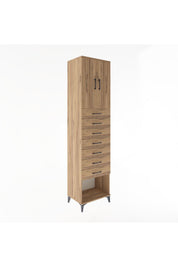 Hyperion Dolap 2 Raflı 7 Çekmeceli 2 Kapaklı 60x44x243 - S65M102V9B
