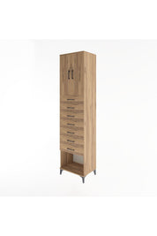 Hyperion Dolap 2 Raflı 7 Çekmeceli 2 Kapaklı 60x44x243 - S65M102V9B